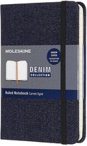 Moleskine Limited Collection-Denim-Notitieboek-Pocket-Gelinieerd-Prussian Blue