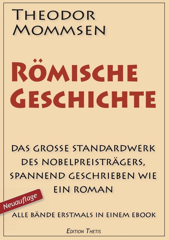 Thetis Sachbuch - Theodor Mommsen: Römische Geschichte (Kom ... - cover