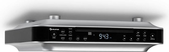 KRCD-100 BT radio sous le comptoir radio de cuisine lecteur CD radio MP3,  interface... | bol.com