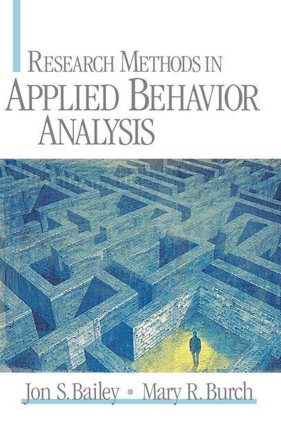 Research Methods in Applied Behavior Analysis - cover