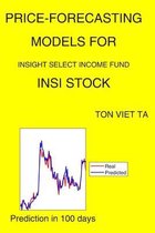 Price-Forecasting Models for Insight Select Income Fund INSI Stock