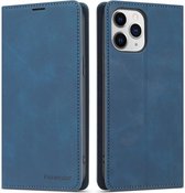 Apple iPhone 12 Pro Max Telefoonhoesje | Hoogwaardig Leren Bookcase | Portemonnee | Blauw