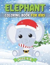 Elephant Coloring Book For Kids Ages 4-8