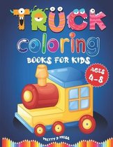 Truck Coloring Books For Kids Ages 4-8