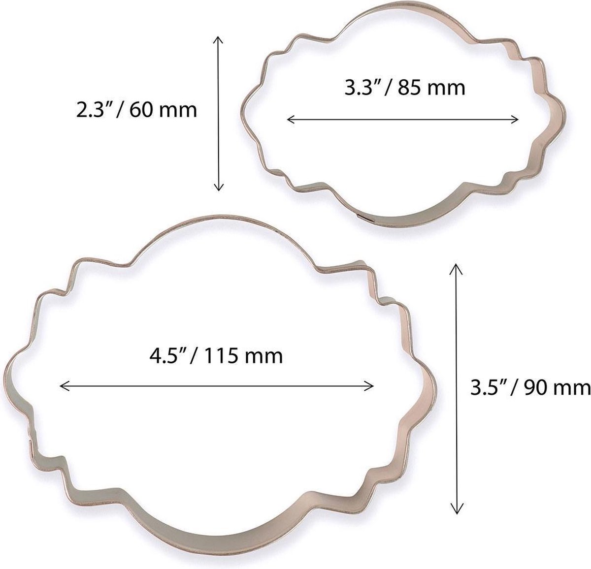 PME Cookie en Cake Uitsteker - Style 4 - Set/2
