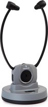 auna stereoscoop draadloze kinbeugel over-ear koptelefoon - Reikwijdte: tot 20 m - 2,4 GHz digitale golflengte -  TV/HiFi/CD/MP3 - accu