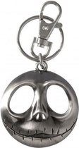 The Nightmare before Christmas - Jack Head with Bow Pewter Key Ring