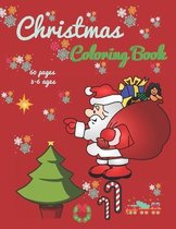 Christmas Coloring Book 60 Pages 3-6 Ages