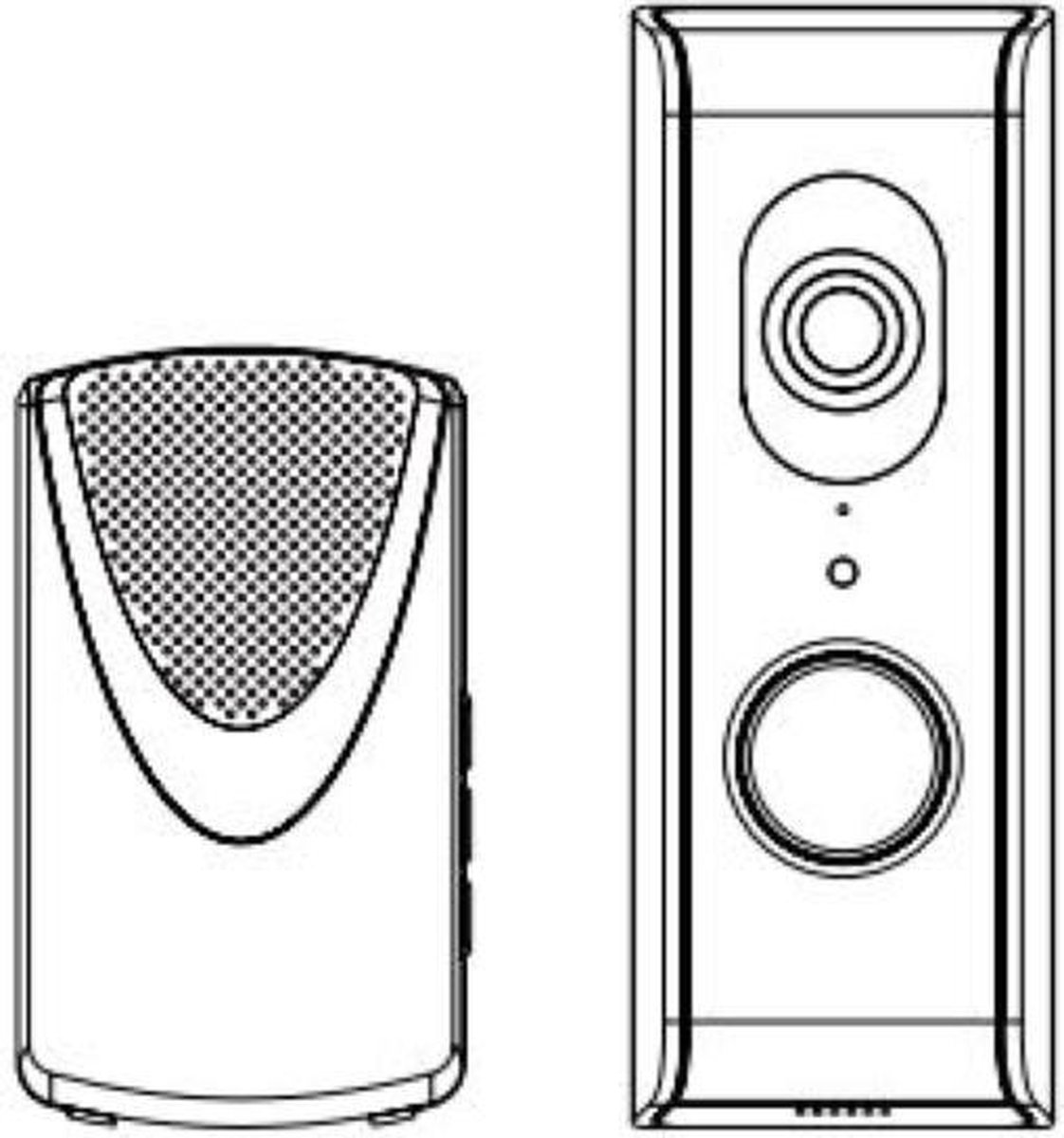 Aperta APWIFIDS2 Draadloze Video Deurbel met Camera - afbeelding 3
