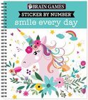 Brain Games - Sticker by Number- Brain Games - Sticker by Number: Smile Every Day