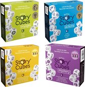 Spellenbundel - Dobbelspel - 4 Stuks - Rory's Story Cubes Actions, Voyages, Emergency & Mystery