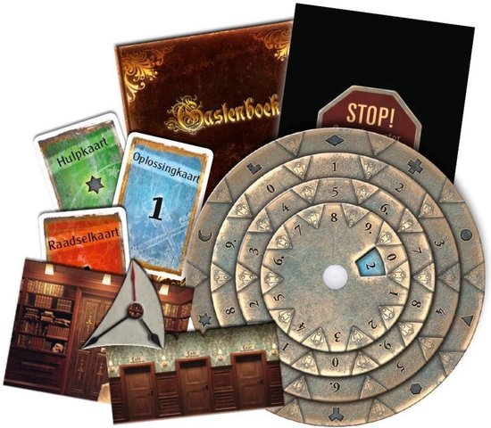 Thumbnail van een extra afbeelding van het spel Spellenbundel - 2 stuks - Bordspel - Exit - Het Vergeten Eiland & De Onheilspellende Villa