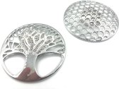 Damessjaal Magneet Broche | Levensboom | Schittersteentjes