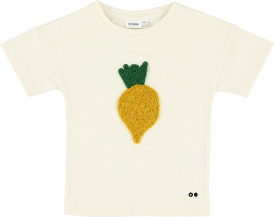 Trixie T-shirt Tiny Turnip Katoen Crème Maat 74/80