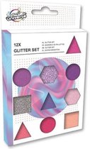 Craft Universe Glitterset Roze/paars 12-delig