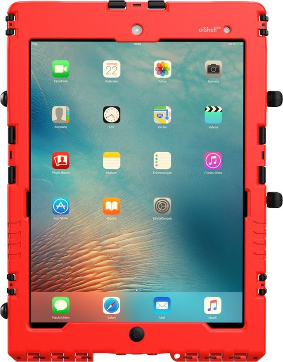 aiShell 10 heavy-duty case iPad 10.2 - Rood