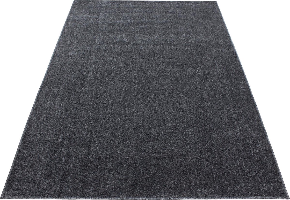 Laagpolig vloerkleed Ata - grijs - 120x170 cm