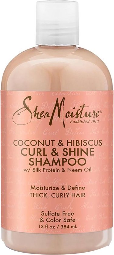 helikopter pad halfgeleider Shea Moisture Coconut & Hibiscus Curl & Shine Shampoo - 384 ml | bol.com