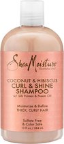 Shea Moisture Coconut & Hibiscus Curl & Shine Shampoo - 384 ml