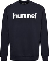 Hummel Hummel Go Cotton Sporttrui - Maat 176  - Unisex - navy/wit