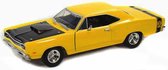 Dodge Coronet Superbee 1969 Geel / Zwart 1-24 Motormax