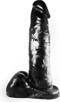 Dark Crystal XXL Dildo 39 x 9 cm - zwart