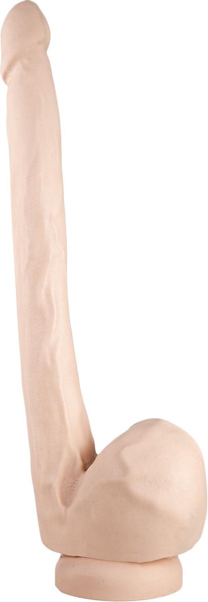 515 line - Dildo - Lengte 30.5 cm - Diameter 3.3 cm - Met Zuignap - Beige-roze