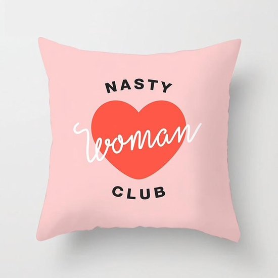 Kussenhoes Nasty woman club (500277)