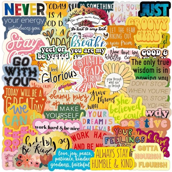 44 Affirmatie- en Inspiratiekaarten voor een Positieve Mindset - Just