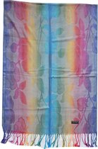 Pashmina sjaal met bloemen print Grijs Multikleur Winter shawl