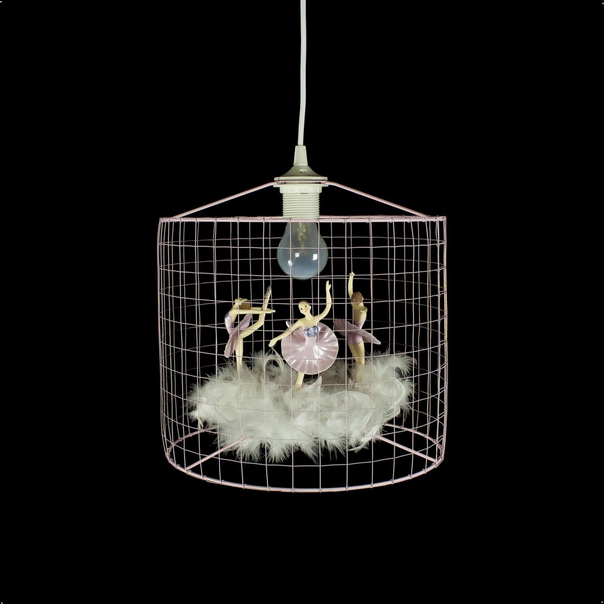 Hanglamp Ballerina-Roze-Ballerina lamp-Kinderkamer