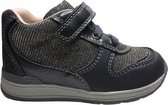 Geox velcro elastiek glitter/lederen sneakers Rishon Grijs mt 21