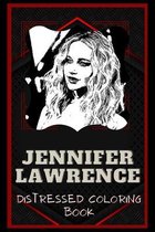 Jennifer Lawrence Distressed Coloring Book