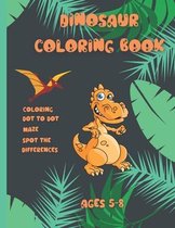 Dinosaur coloring book Ages 5-8