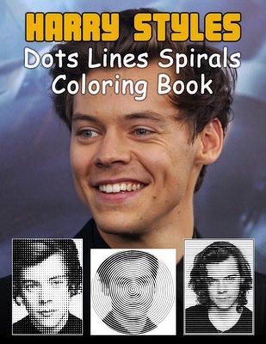 HARRY STYLES Dots Lines Spirals Coloring Book, Taylor Publications 9798565888058