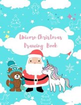 Unicorn Christmas Drawing Book