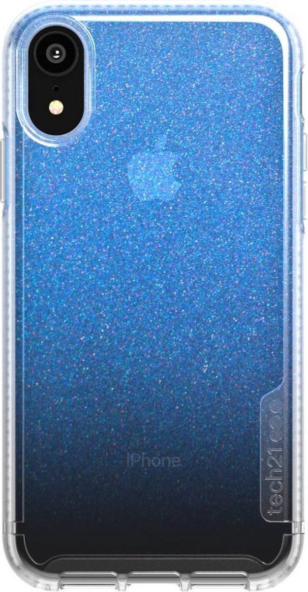 Tech21 Pure Shimmer backcover voor iPhone XR - blauw