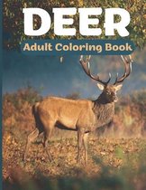 Deer Adult Coloring Book