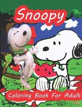 Snoopy Coloring Book For Adult
