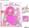 Afbeelding van het spelletje Depesche Princess Mimi kleurboek met pa illetten