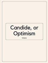 Candide, or Optimism by Voltaire