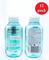 GARNIER FRUCTIS - MICELLAR CLEANSING - Water Blue Pure Active - 12 x 125ml - VOORDEELPAKKET