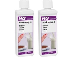 HG vlekweg 4 o.a. saus & jus, kruiden, bloed en melk 2x