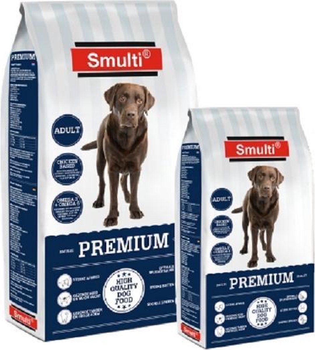 Dekbed schroot informeel Premium Adult Brokken hondenvoer- 10 kg | bol.com