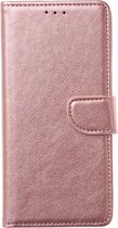Ntech Samsung Galaxy M21 Book Case - Rose goud