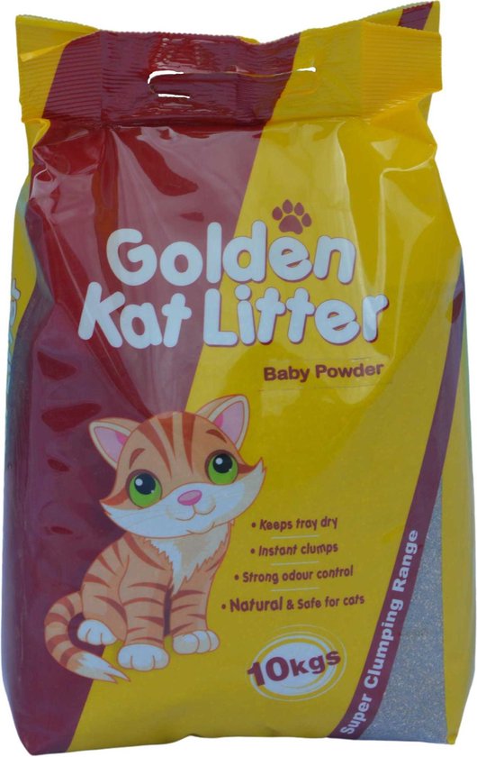 Kattenbakvulling Golden Kat Litter Baby Powder Hygiene 12.5 L / 10 KG