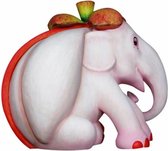 Queen of the Fruit 10 cm Elephant parade Handgemaakt Olifantenstandbeeld