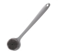 Grijs Merkloos Rugborstel - Rugscrubber - Scrub Borstel - Rugwasser - Silicone Borstel - Doucheborstel - Borstel - Scrubber