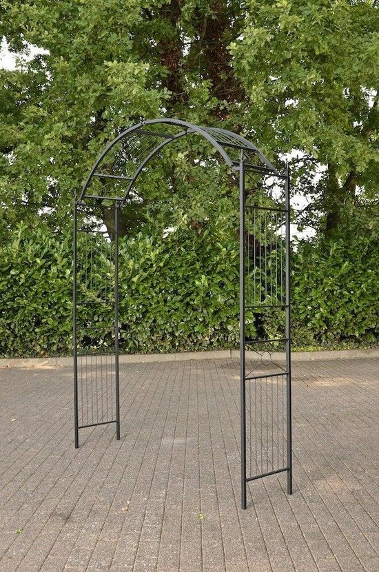 CLP rozenboog Flexi – metaal – 268 cm hoog – zwart