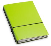X17 - A6 Notitieboek LEFA Groen met 3 inlays